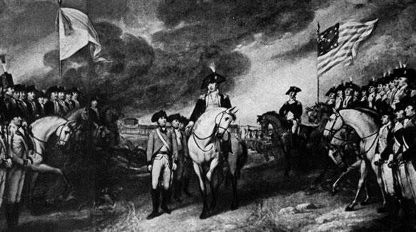 Капитуляция англичан при Йорктауне. 1781 год