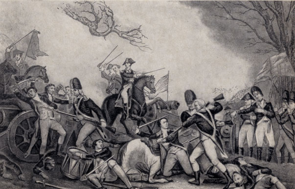 Сражение у Трентона 3 января 1777 г. Худ. Д. Трамбел