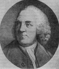 Бенджамин Франклин. Гравюра 1777 г.