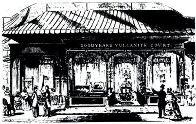 Рис. 22. Павильон резиновых изделий Гудийра на Лондонской выставке, 1851 год